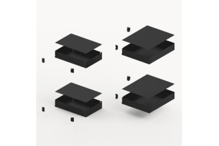 Jeu d'étagères suspendues HETTICH Goro 200