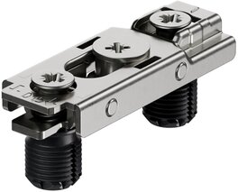 Basette di montaggio lineari HETTICH Avosys, con manicotti espansibili da ø 10 mm
