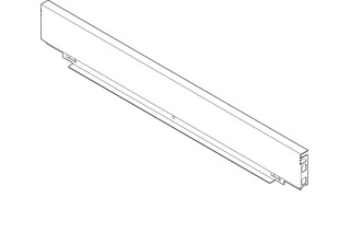 Paroi arrière en acier BLUM LEGRABOX pure