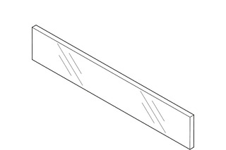 Eléments d'insertion latéraux BLUM LEGRABOX pure/free C, verre claire