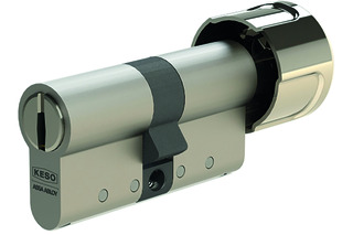 Cylindre avec bouton tournant avec protection contre l'arrachage KESO 9000 91.B20
