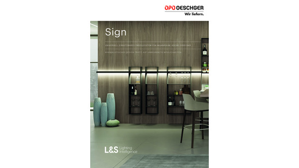 Brochure L&S Sign, système de profil universel