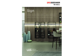 Brochure L&S Sign, sistema di profili universale