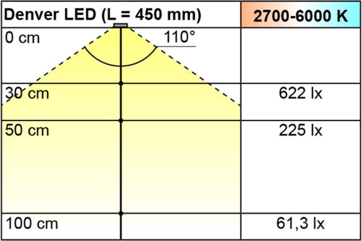 LED Leuchtboden L&S Denver Emotion 12 V