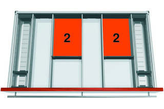 Set de casiers BLUM ORGA-LINE pour TANDEMBOX antaro