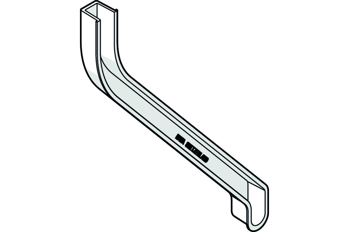 Extrémité du rail, HAWA blanche gauche (type Vertical 150)