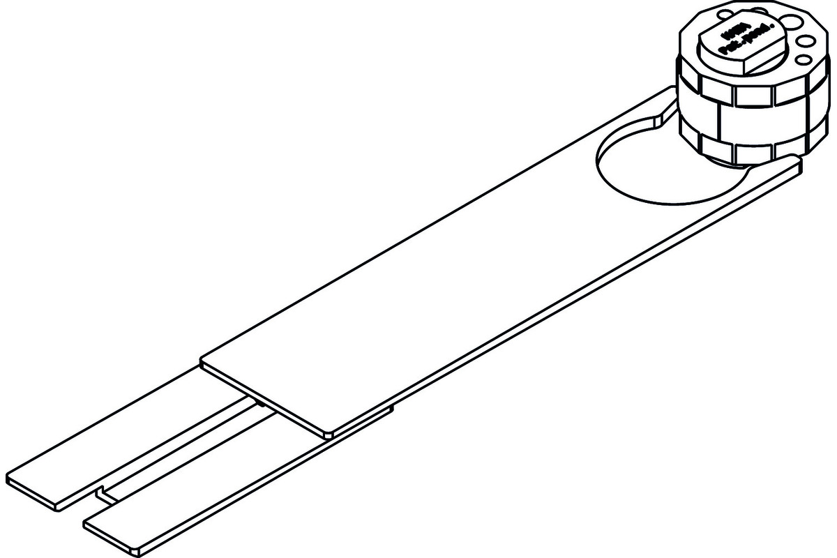 Seitenkeil KS, komplett für 12mm Glasdicke (Variotec)