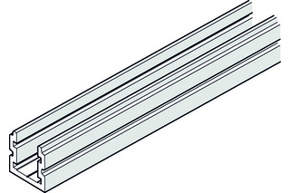 Führungsschiene nach Mass, ungebohrt LM farblos eloxiert Führungsschiene nach Mass, ungebohrt LM farblos eloxiert