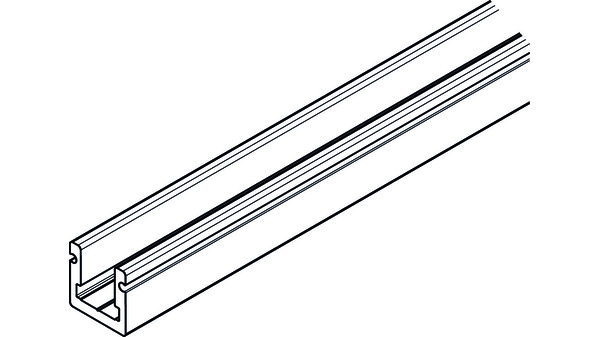Binario di guida curva speciale HAWA Rm 90 mm, angolo secondo specifiche