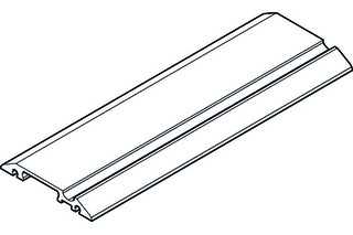 Einfachführungsschiene HAWA 2500mm Alu eloxiert Einfachführungsschiene HAWA 2500mm Alu eloxiert