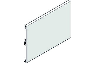 Abdeckblende LM 6000 mm, uneloxiert Abdeckblende LM 6000 mm, uneloxiert