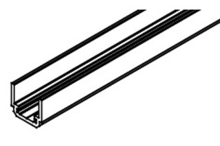 Führungsschiene, Frontfold 30, schmal, Aluminium, eloxiert, gelocht, L= 6000 mm Führungsschiene, Frontfold 30, schmal, Aluminium, eloxiert, gelocht, L= 6000 mm