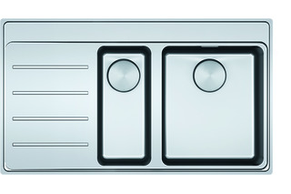 Evier en acier inoxydable FRANKE Mythos MYX 251-86A, montage par la haut