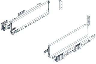 Emuca Cassetto Esterno Vertex 40 Kg Altezza 178 Mm, 178, Grigio - Foto 14