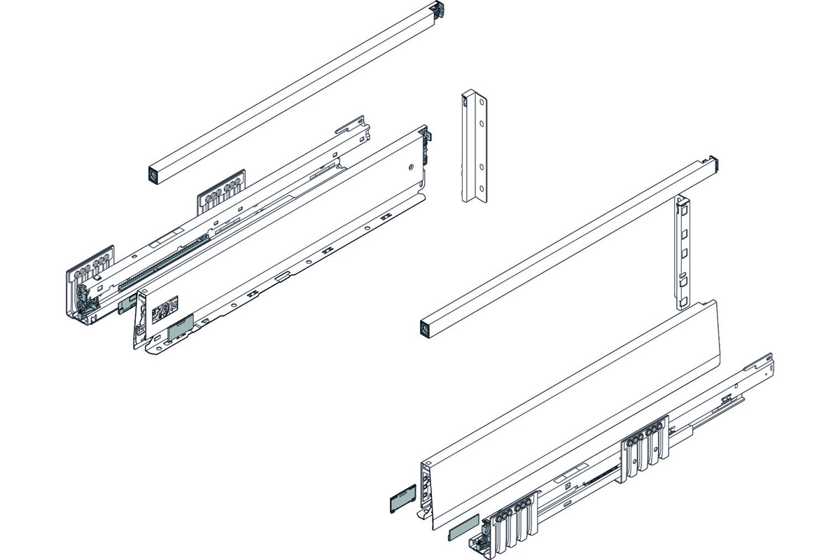 Kits Complets Tiroir BLUM MERIVOBOX M E Pour Poubelles Avec Reling kits-complets-tiroir-blum-merivobox-m-e-pour-poubelles-avec-reling