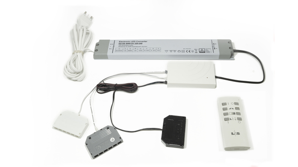 Transformateurs L&S RGB Moonlight avec télécommande, incl. EVG 12 V 60 W, 16 mm