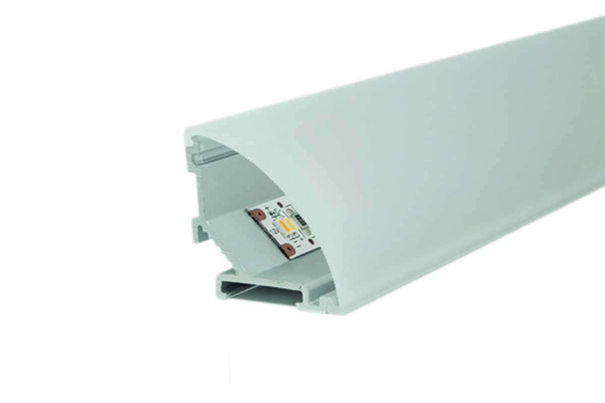Profili per montaggio esterno LED L&S Mini Corner con diaframmi