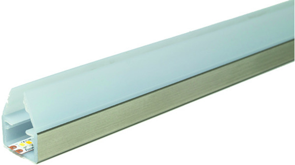 Profili bordo vetro LED per montaggio esterno L&S Fly con diaframmi