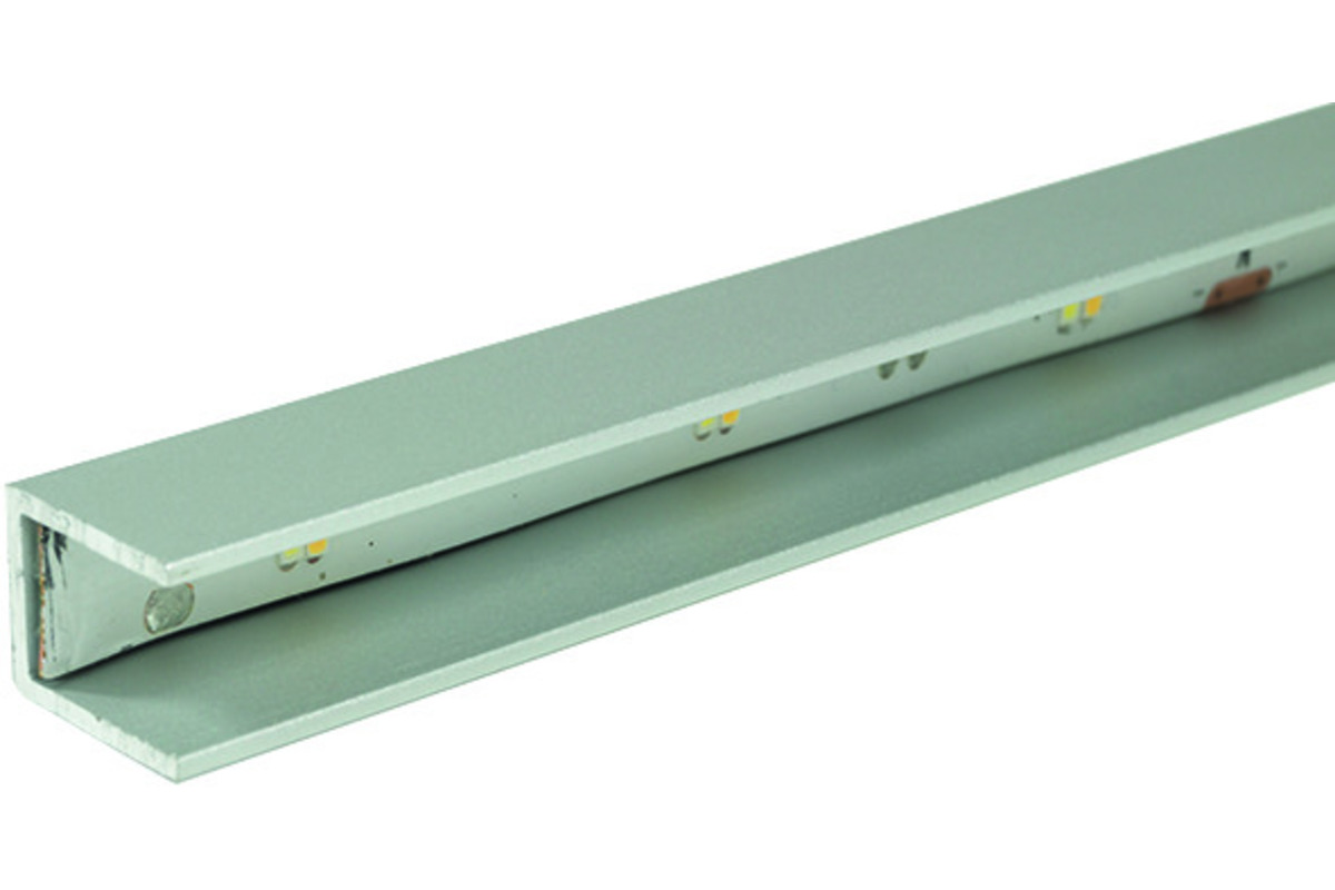 Profili bordo vetro LED per montaggio esterno L&S