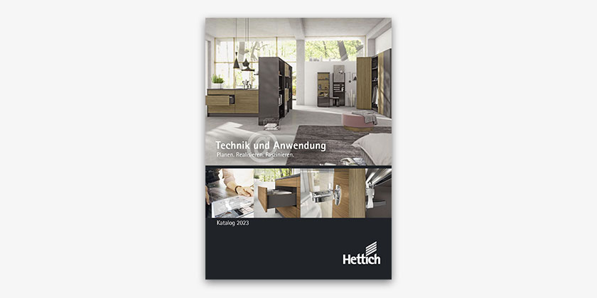 <p>Il catalogo completo Hettich con oltre 1'490 pagine dedicate alla moderna ferramenta per mobili.</p>