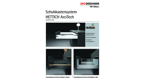 QuickFinder - Sistemi di cassetti HETTICH ArciTech 2022