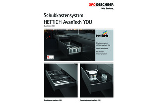 QuickFinder - Systèmes de tiroir HETTICH AvanTech YOU 2023
