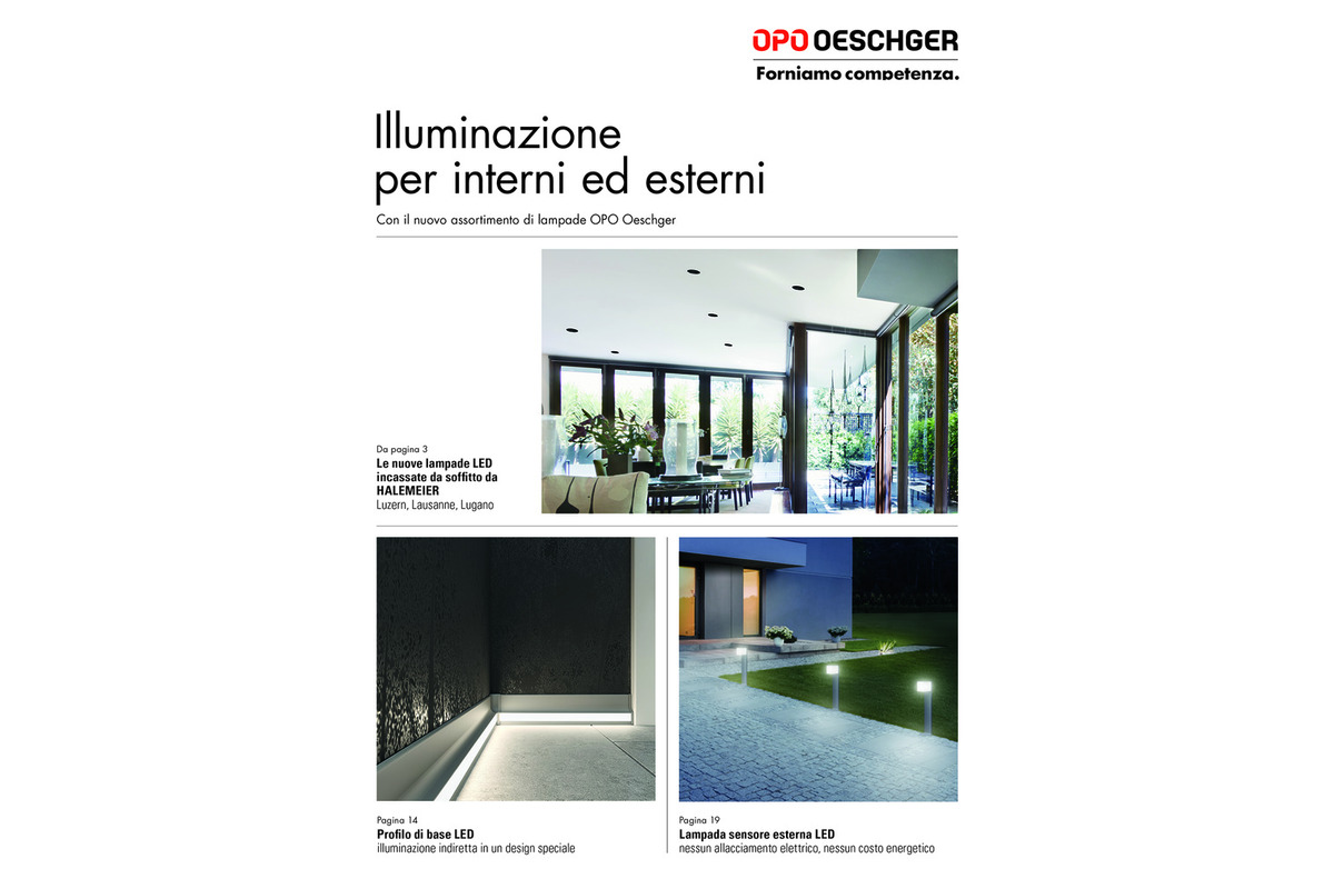 Brochure Illuminazione per interni ed esterni