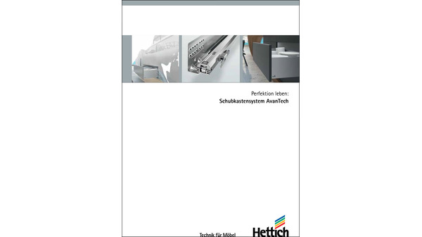 Katalog HETTICH Schubkastensystem AvanTech 2016