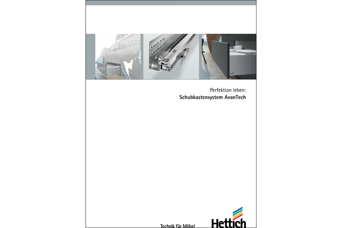 Catalogue HETTICH Systéme de tiroir AvanTech 2016