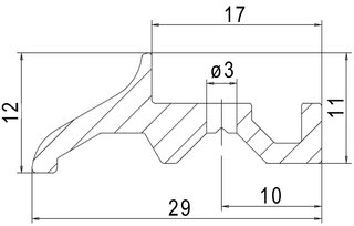 Sockelprofil G-U