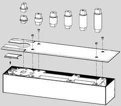 Assi intercambiabili per DORMAKABA BTS 75V / 80 / 84