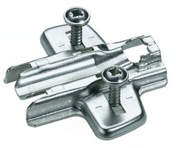 Kreuzmontageplatten HETTICH Sensys/Intermat 8099, Eckmontage