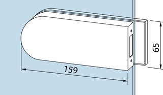 Gegenkasten DORMA GLAS Studio Rondo