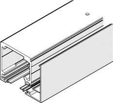 Laufschienensets Deckenmontage für Festglasprofil