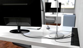 Rosette passacavi OK-LINE EXIT NCS, a senso unico