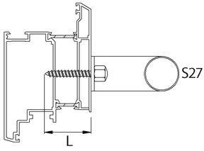 Kit di montaggio KWS 8B77 / S 27