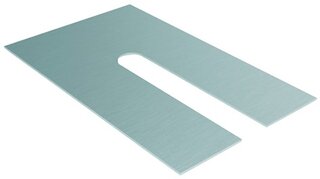 Gâche de distance pour profil de garde-corps tout verre cp-1400 PAULI+SOHN