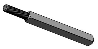 Perni di raccordo per serrature con cricca apribile a chiave M8 OK-LINE