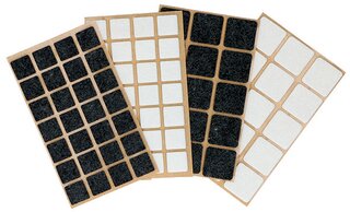 Dômes de silence carré, autocollant OK-LINE