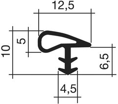 Futtertürdichtung FT48