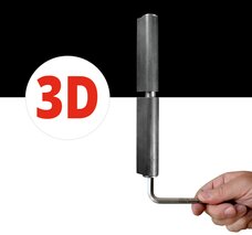 Rulli cerniera da saldare BRINER MODULAIRE 630, cerniera 3D