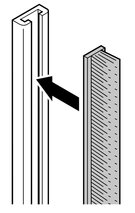 Profils-brosse avec profil U VITRIS Atrivant 80