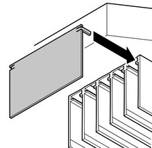 Abdeckkappen für Deckenschiene VITRIS Atrivant 80