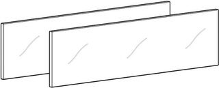 Inserto in vetro per spondine Inlay HETTICH AvanTech YOU