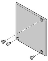 Terminali VITRIS Portavant M50/M80 per profilo parete e soffitto