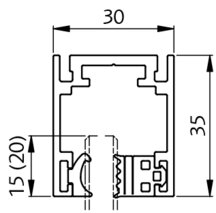 Deckenprofil LÄNGLE AL-TOP-FRAME