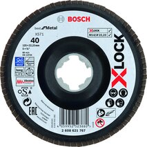 Plateau à lamelles BOSCH EXPERT X571 best for Metal X-LOCK