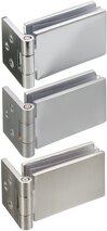 Charnières pour portes en verre