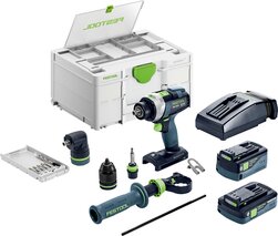 Avvitatore a percussione a batteria FESTOOL QUADRIVE TPC 18/4 5,0/4,0 I-Set