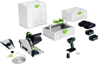 Kit combinato a batteria Universale FESTOOL TSC 55 K/TXS 18/TB M 137